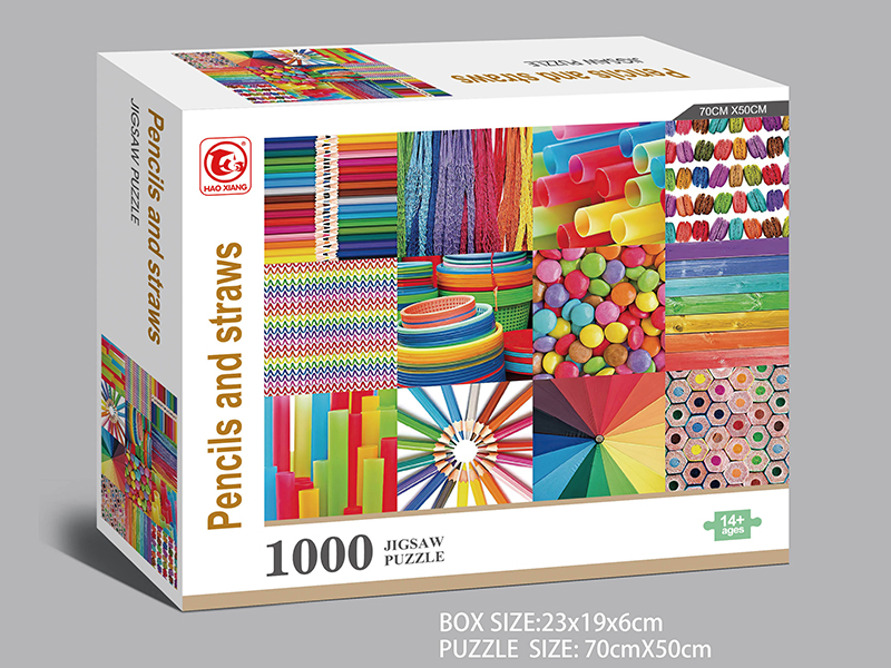 Pencils And Straws Jigsaw Puzzle 1000pcs