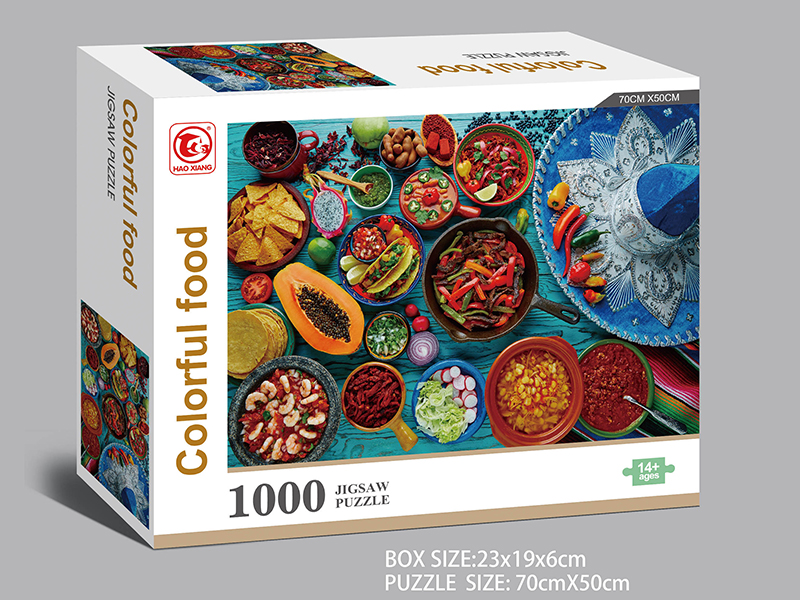 Colorful Food Jigsaw Puzzle 1000pcs