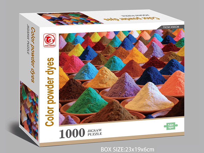 Color Powder Dyes Jigsaw Puzzle 1000pcs