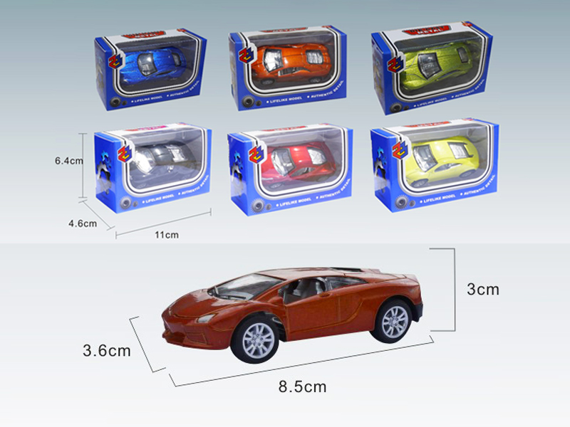1:50 Simulated Pull Back Alloy Car