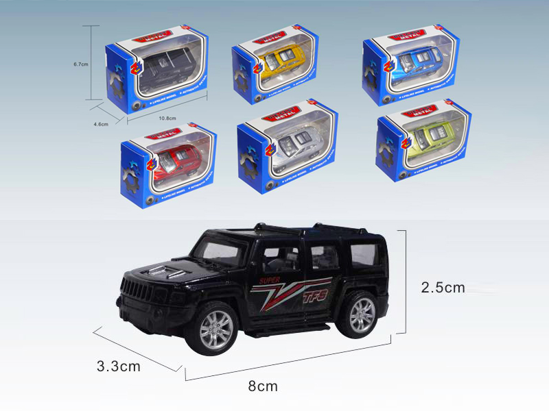 1:50 Simulated Pull Back Off-Road Alloy Vehicle