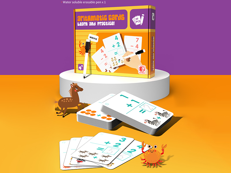 Arithmetic Cards(Learn And Practice)30pcs