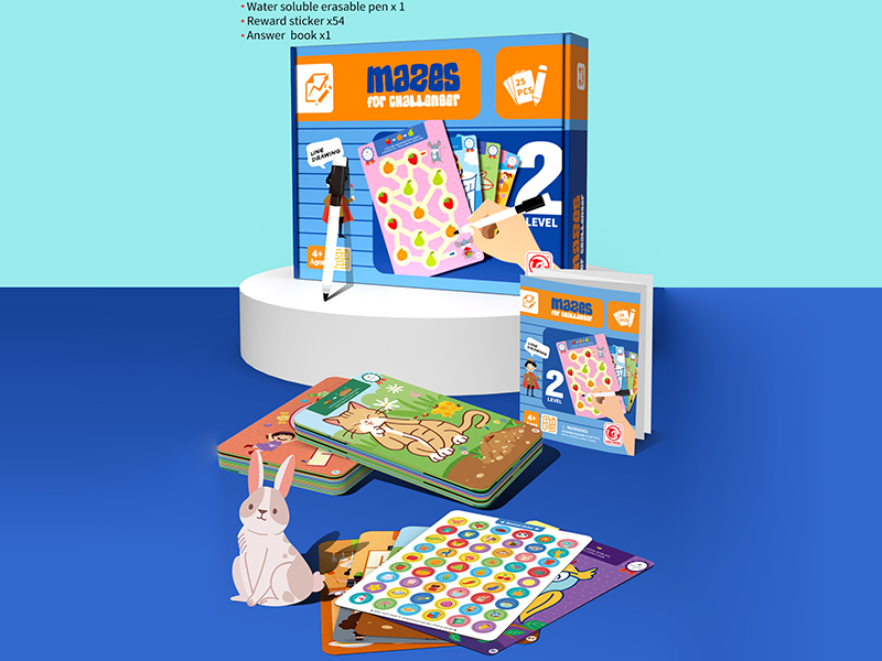 Logic Card Mazes For Challenger Level 2(25pcs)