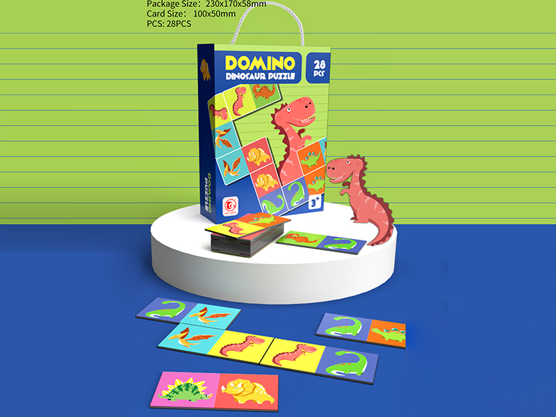 Domino Dinosaur Puzzle 28pcs