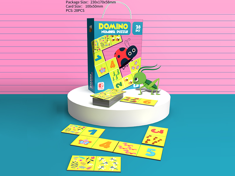 Domino Number Puzzle 28pcs