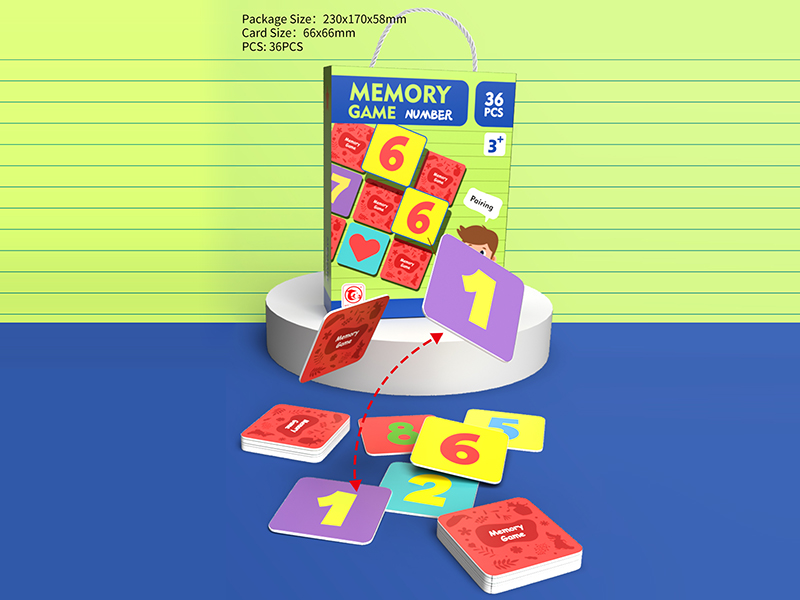 Memory Game Number 36pcs