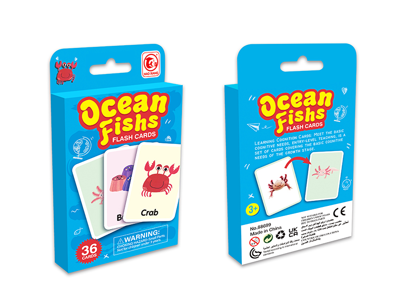 Ocean Fishs Flash Cards 36pcs