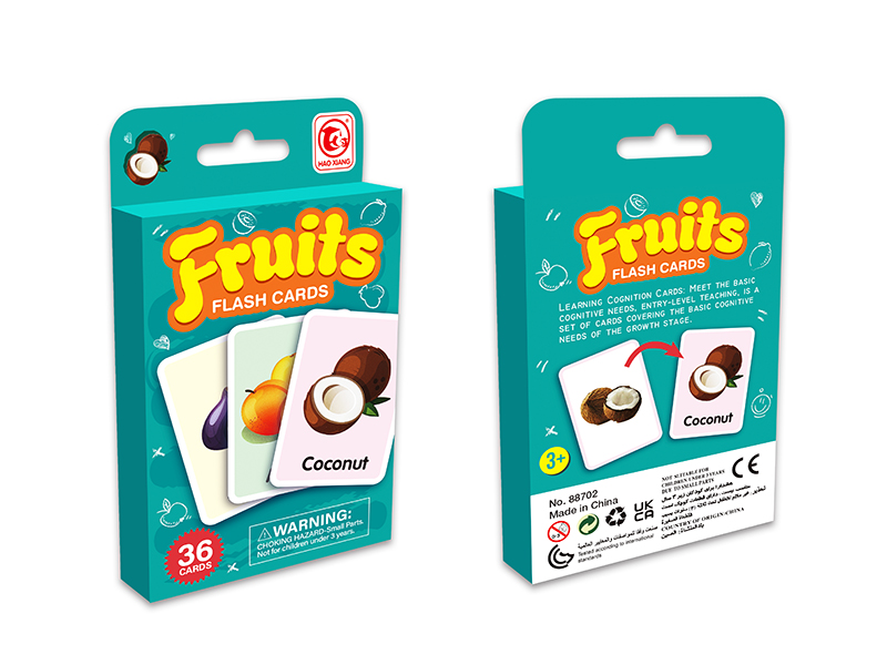 Fruits Flash Cards 36pcs