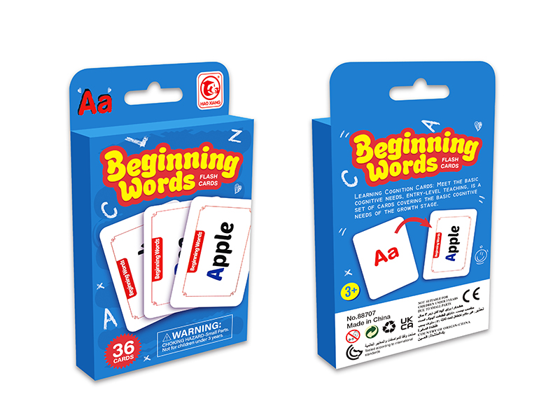 Beginning Words Flash Cards 36pcs