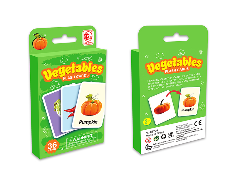 Vegetables Flash Cards 36pcs
