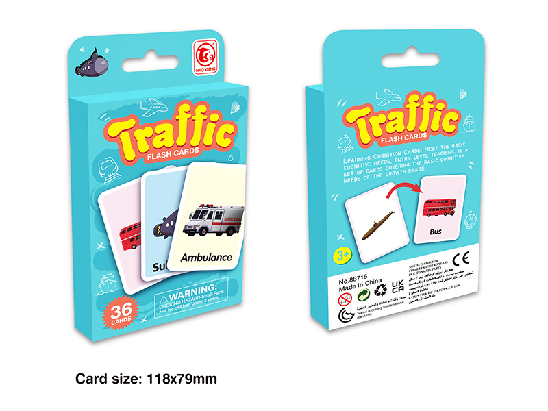 Traffic Flash Cards 36pcs
