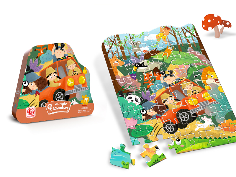 Jungle Adventure Puzzle 48pcs