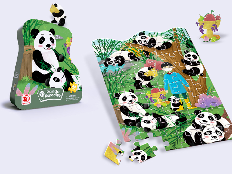 Panda Paradise Puzzle 48pcs