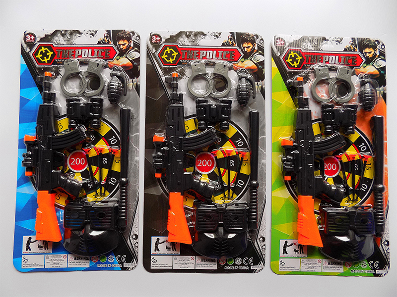 Ak47 Soft Bullet Gun Police Suit