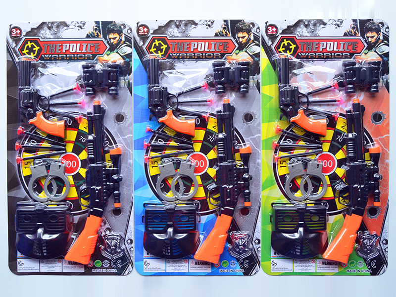 Laifu Soft Bullet Gun, Revolver Soft Bullet Gun Police Suit