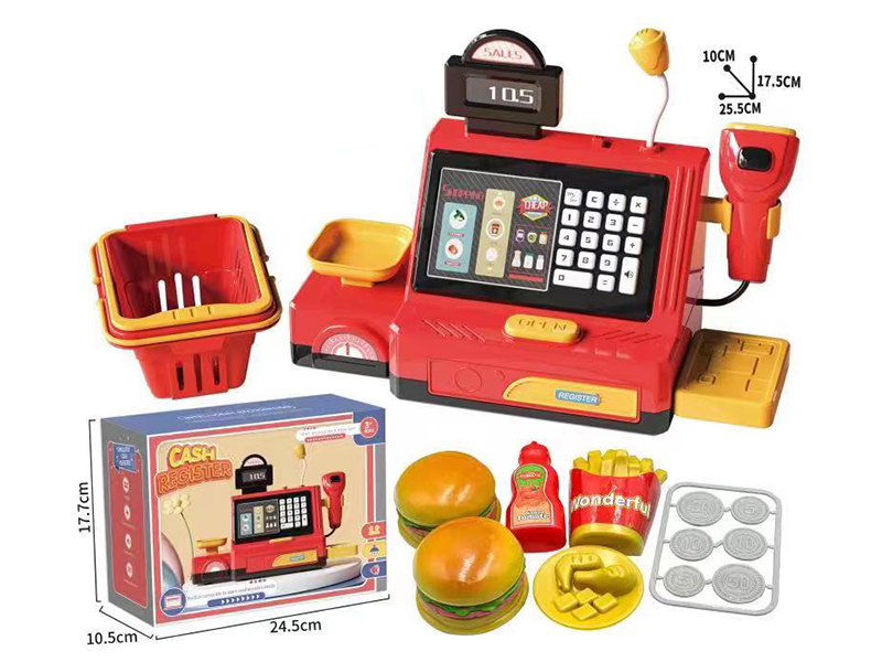 Cash Register Hamburger Set