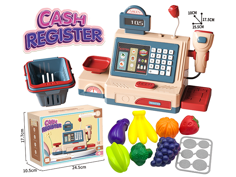 Cash Register Fruits Set