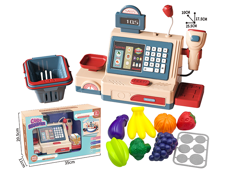 Cash Register Fruits Set