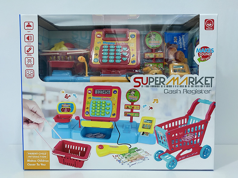 Shopping Cart Cash Register Lollipop Set
