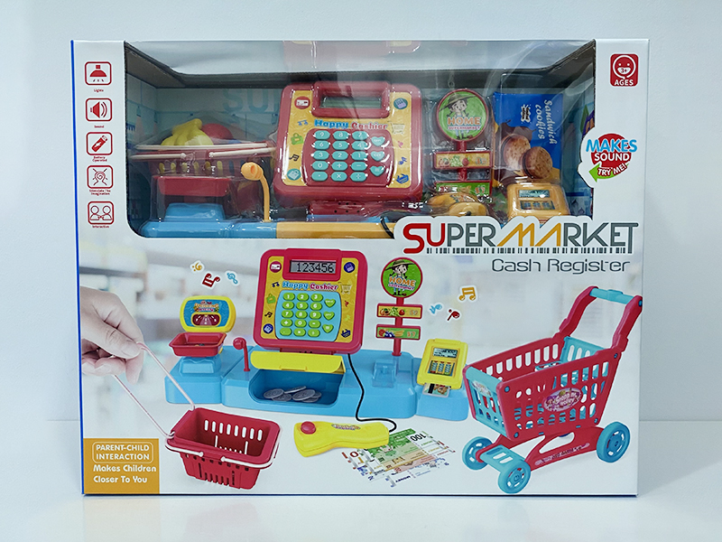 Shopping Cart Cash Register Cake Set