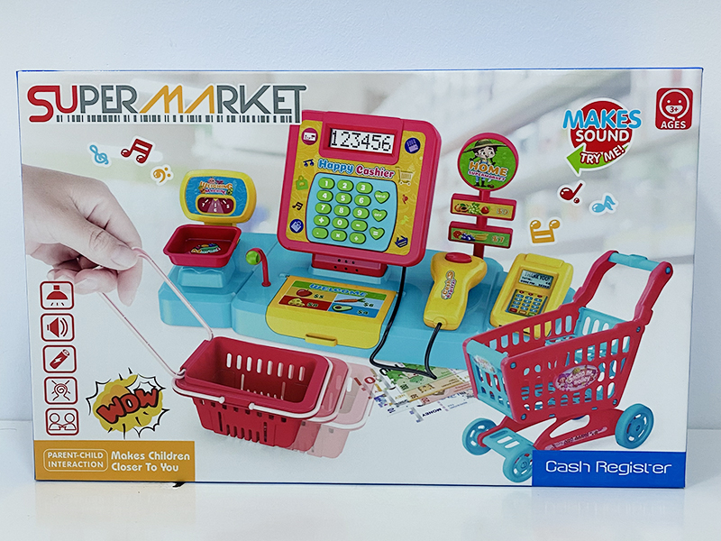 Shopping Cart Cash Register Lollipop Set