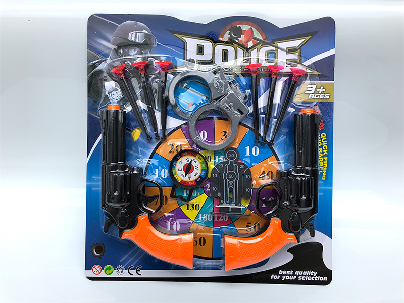 Six-Bullet Revolver Soft Bullet Gun Suit