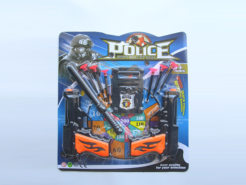 Six Bullets And Five Four Soft Bullets Gun Suit