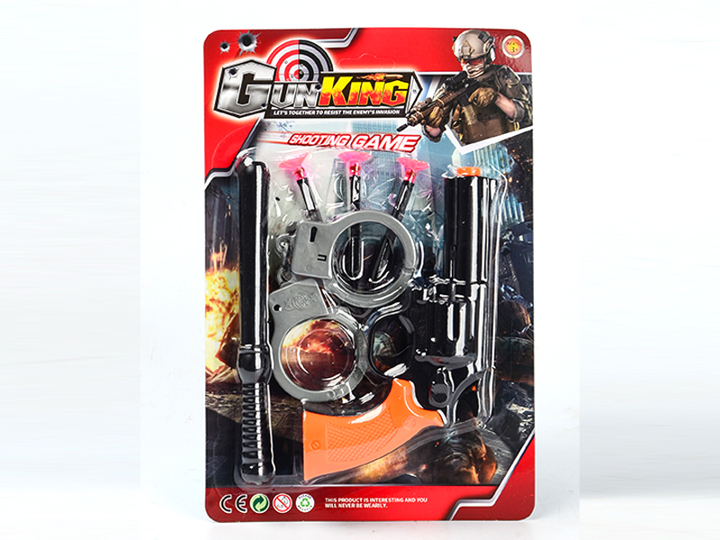 Three-Ball Revolver Soft Ammunition Gun Suit