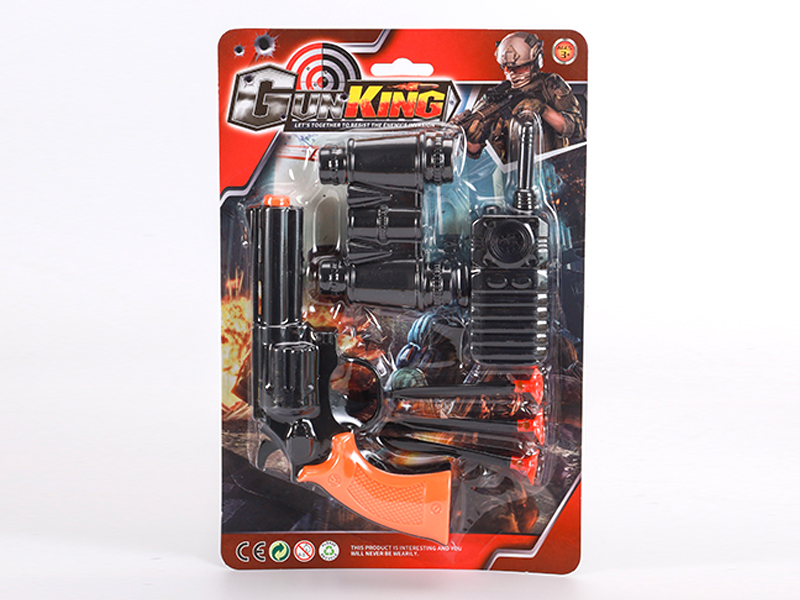 Three-Ball Revolver Soft Ammunition Gun Suit