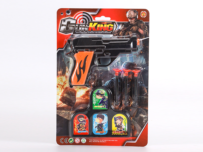 Three-Ball Revolver Soft Ammunition Gun Suit