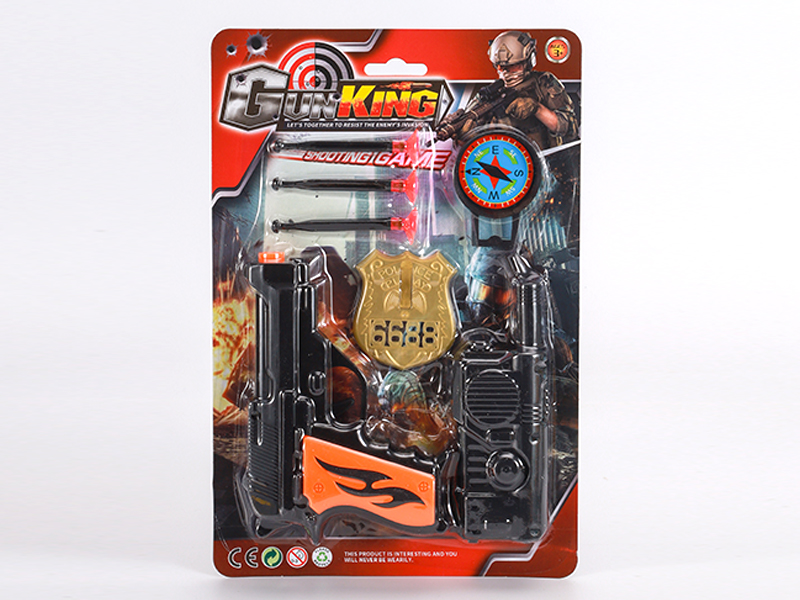 Three-Ball Revolver Soft Ammunition Gun Suit