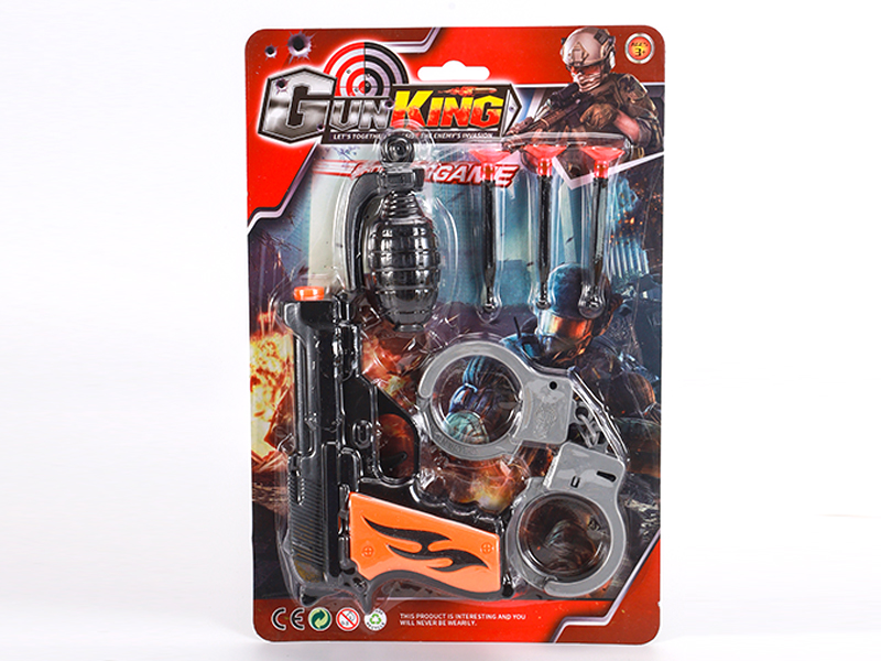 Three-Ball Revolver Soft Ammunition Gun Suit