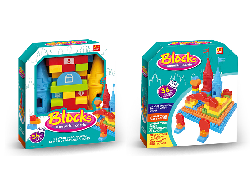 36pcs Castle Theme Building Blocks
