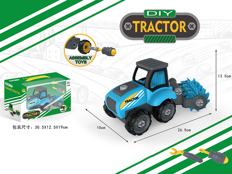 DIY Assembly Farm Tractor(Harvester)