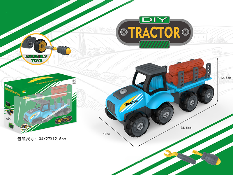 DIY Assembly Farm Tractor(Logging Truck)