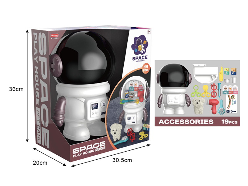 19Pcs Pet Astronaut