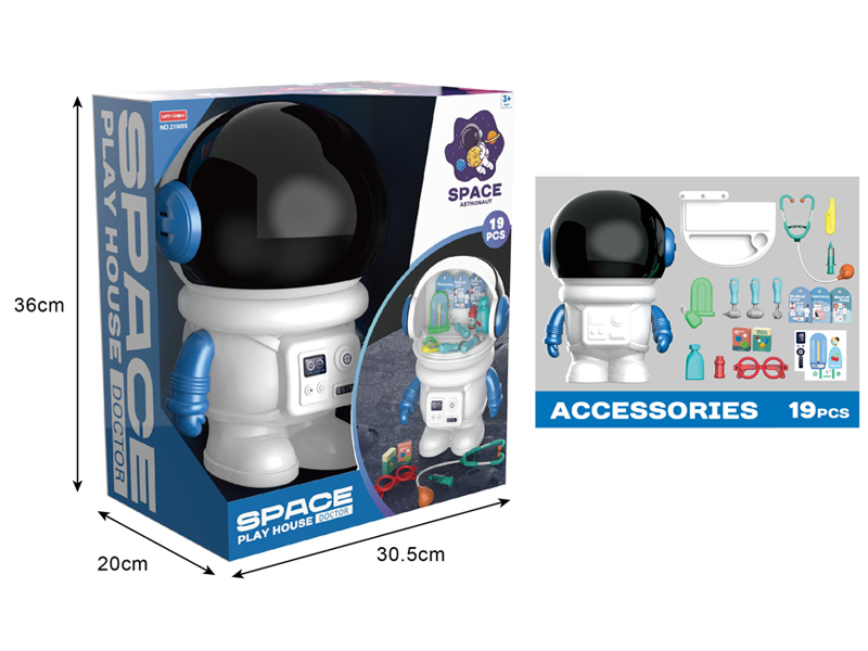 19Pcs Medical Equipment Astronaut