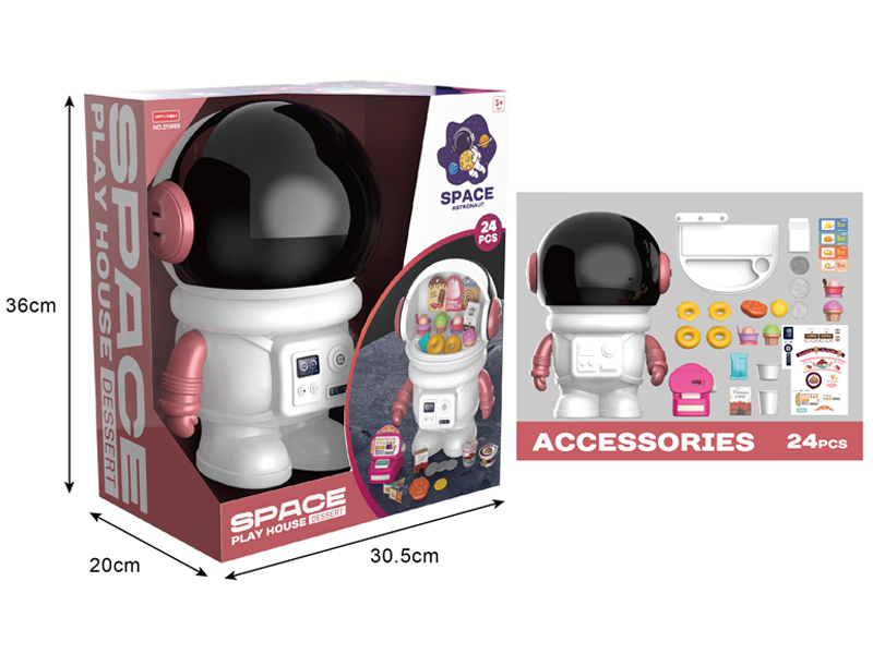 24Pcs Dessert Astronaut