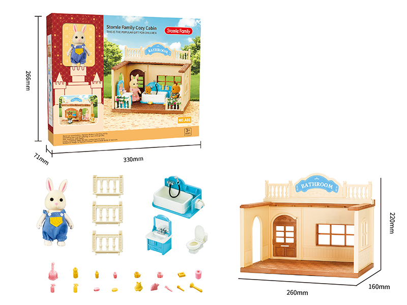 Bathroom Miniature Scene