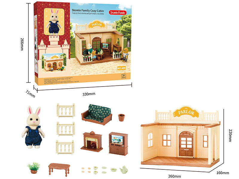 Living Room Miniature Scene