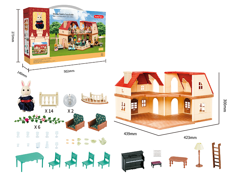 Villa Set With Lights