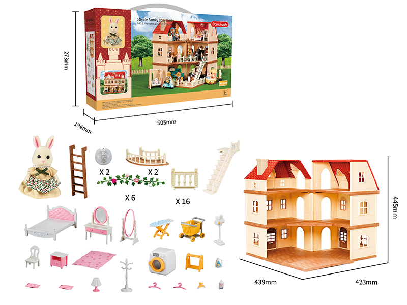 Villa Set With Lights