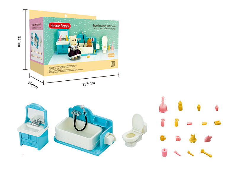 Bathroom Miniature Scene