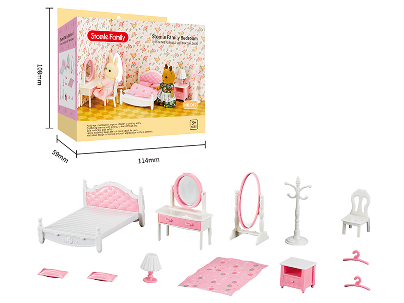 Princess Bedroom Miniature Scene