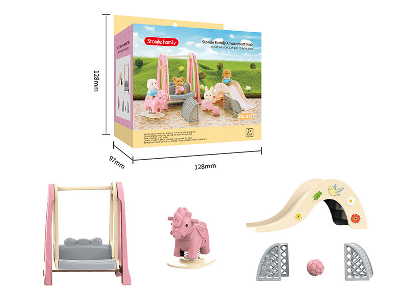 Amusement Park Miniature Scene