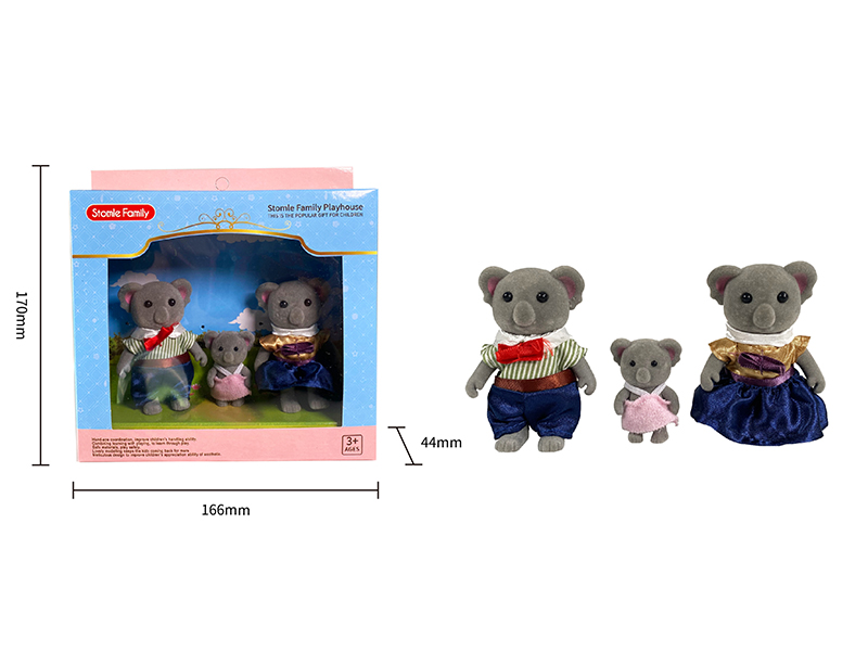 Koala Action Figures 3pcs