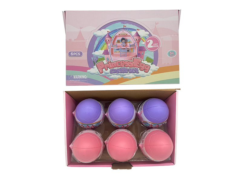 Diy Family Princess Eggs 6Pcs