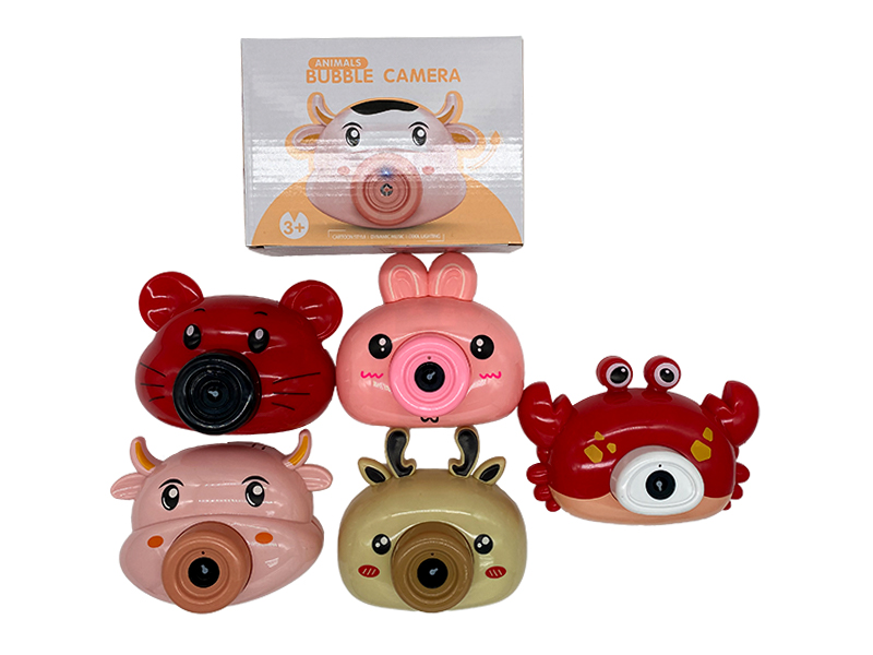 B/O Cartoon Animal Bubble Camera