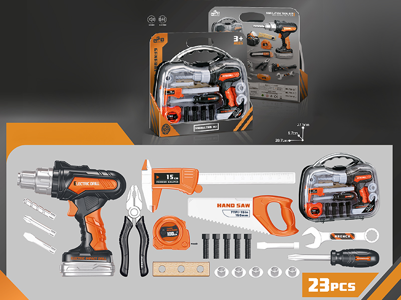 Electric Drill Simulation Tool Set 23pcs