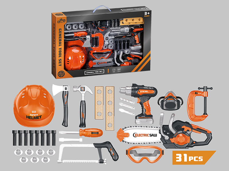 Electric Saw /Electric Drill Simulation Tool Set 31pcs
